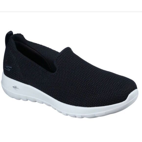 SKECHERS - NWTIB - M Sz 7W -Go Walk Max Performance Sneakers/Black w/White Soles - Picture 8 of 15